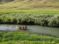 Faraşin Yaylasında rafting yaptılar