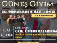 Hakkari’de tüm okul kıyafetleri Güneş Giyimde