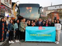 Hakkari'deki gençler Nevşehir'e uğurlandı