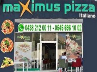 Gerçek Pizza lezzeti maximus pizza'da