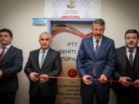 Hakkari’de, PTT Şehitleri anısına kütüphane açıldı