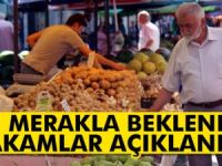 Enflasyon rakamları açıklandı