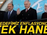 Başbakan Yıldırım: Hedefimiz enflasyonda tek hane