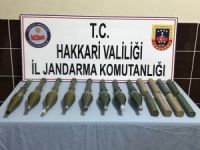 Hakkari kırsalında 8 adet anti tank mühimmatı ele geçirildi!