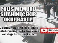 ÇOCUĞU İÇİN OKULU BASTI