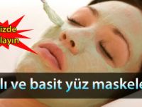 İŞTE HIZLI VE BASİT YÜZ MASKELERİ