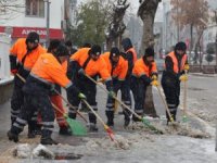 Van’da karla mücadele çalışması